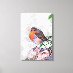 Eingewickelte Leinwand Robins Redbreast Malerei