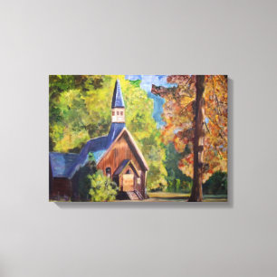 Eingewickelte Leinwand Yosemite Kapelle