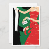 Eingewickelte oben Einladung (Vorne/Hinten)