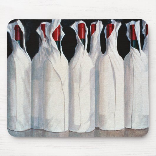 Eingewickelte Wein-Flaschen Nr. 1 1995 Mousepad (Vorne)