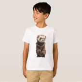 Eingewickelter Pullover Frettchen Kinder (Vorne ganz)