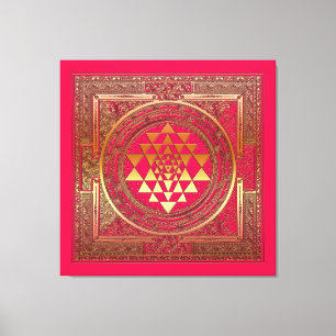 eingewickeltes Leinwand yantra