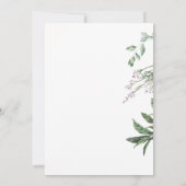 Eingewurzelte Botanische Umzugsankündigung (Rückseite)