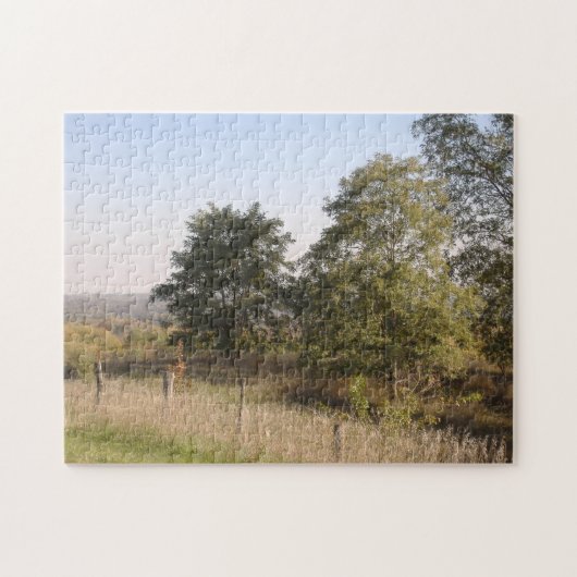 Eingezäuntes Puzzle der Gipfel-Ansicht (Horizontal)