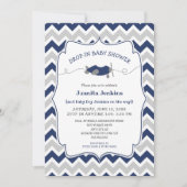 Eingezogene Babydusche / offenes Haus Einladung (Vorderseite)