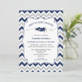 Eingezogene Babydusche / offenes Haus Einladung (Stehend Vorderseite)