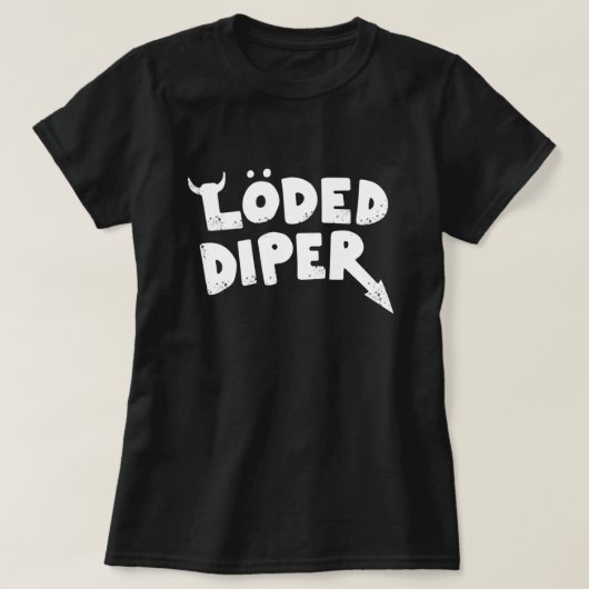 Eingezogener Diper 1 T-Shirt (Design vorne)