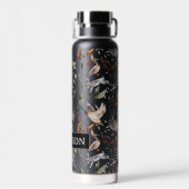 Eingramm Enten Gänse Kaninchen Jagd Herbstleder Trinkflasche (Rückseite)