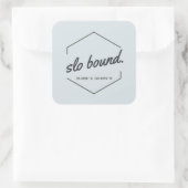 eingrenzen quadratischer aufkleber (Tasche)