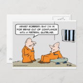 Einhaltung bundesstaatlicher Leitlinien für Häftli Postkarte (Vorne/Hinten)