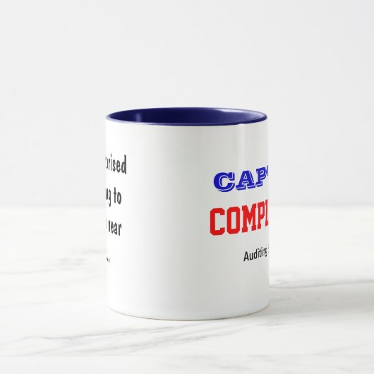 Einhaltung der Bestimmungen durch Captain | Audito Tasse (Zentrum)