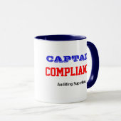 Einhaltung der Bestimmungen durch Captain | Audito Tasse (VorderseiteRechts)