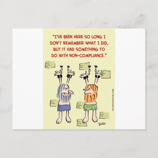 Einhaltung der Vorschriften Postkarte (Vorderseite)