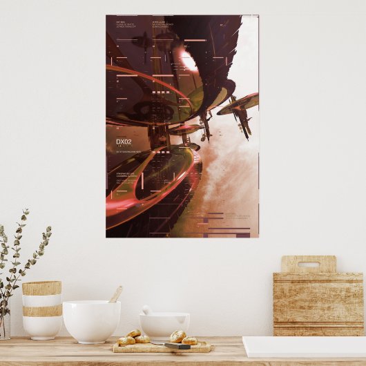 Einhaltung Poster (Küche)