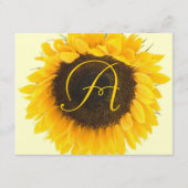 Einhängekarte für die Hochzeitsonnenblume Begleitkarte (Vorderseite)