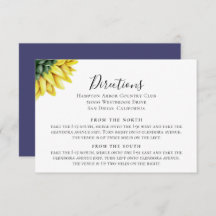 Einhängekarte für rustikale Sonnenblumenrichtung