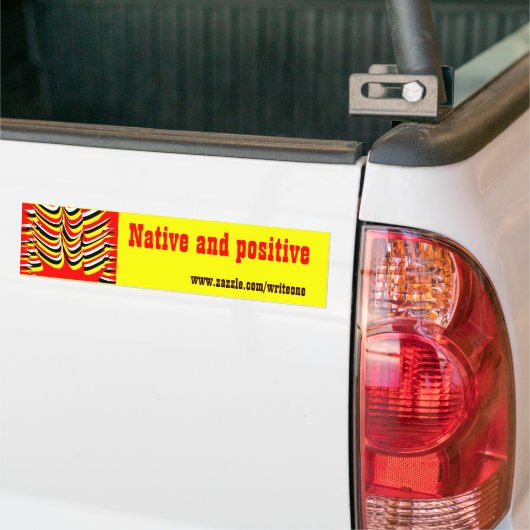 einheimisch und positiv autoaufkleber (Auf Lkw)