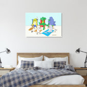 Einheimische 24x36 Canvas Print Leinwanddruck (Insitu (Schlafzimmer))