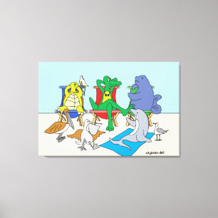 Einheimische 24x36 Canvas Print Leinwanddruck