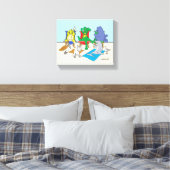 Einheimische 8x10 Canvas Print Leinwanddruck (Insitu (Schlafzimmer))