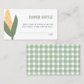 Einheimische Babyduschtenbuchse Visitenkarte (Vorne/Hinten)