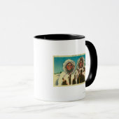 Einheimische Eskimo Girls in AlaskaState Tasse (VorderseiteRechts)
