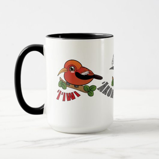 Einheimische Hawaiianische Waldvögel Tasse (Links)