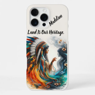 Einheimische indische künstlerische Note tribal iPhone 16 Pro Max Hülle