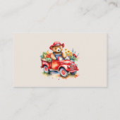 Einheimische Kinderwagen-Raffelkarten Begleitkarte (Rückseite)