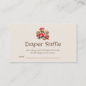 Einheimische Kinderwagen-Raffelkarten Begleitkarte (Vorderseite)