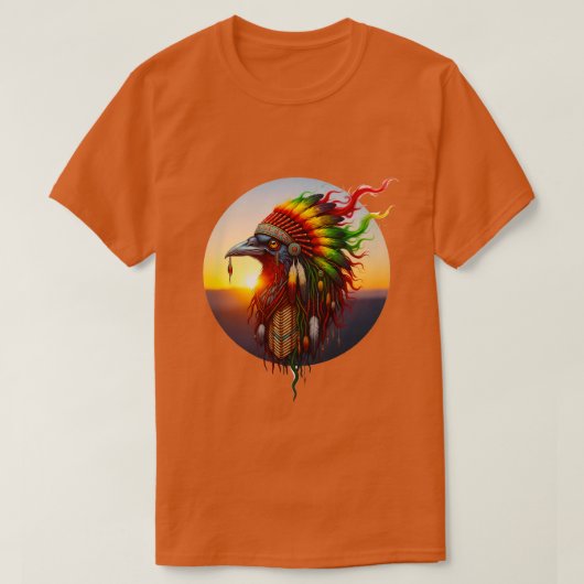 Einheimische Krähe 03 T-Shirt (Design vorne)