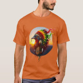 Einheimische Krähe 03 T-Shirt (Vorderseite)