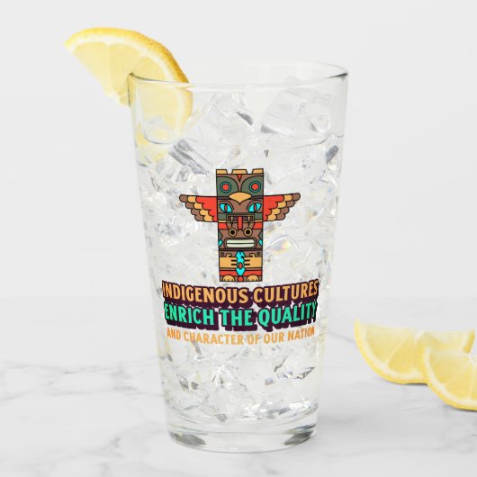 Einheimische Kulturen bereichern die Qualität Glas (Vorderseite Ice)