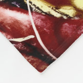 Einheimische "Nez Perce Chief" Originalkunst Fleecedecke (Ecke)