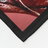 Einheimische "Nez Perce Häuptling" Originalkunst Fleecedecke (Ecke)