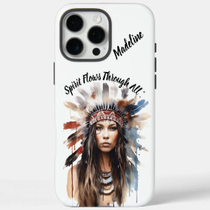 Einheimische Symbole Traditionelle Kleidung iPhone 16 Pro Max Hülle