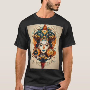 Einheimische Tinte: Lineararbeit Tattoo-Kleidung m T-Shirt