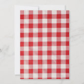 Einheimische Veggies Einladung zum ersten Geburtst (Rückseite)