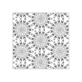 Einheimische Winterblüte Gummistempel (Prägung)