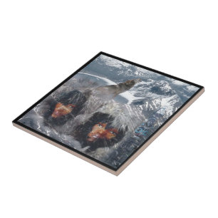 Einheimischer Geist in Alaska Fliese