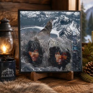 Einheimischer Geist in Alaska Fliese