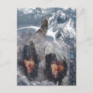 Einheimischer Geist in Alaska Postkarte
