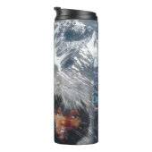 Einheimischer Geist in Alaska Thermosbecher (Nach rechts gedreht)