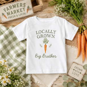 Einheimischer großer Bruder Karotten-Kleinkind-T-S Baby T-shirt