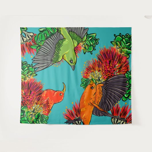 einheimischer Hawaii Wandteppich (Vorderseite (Horizontal))