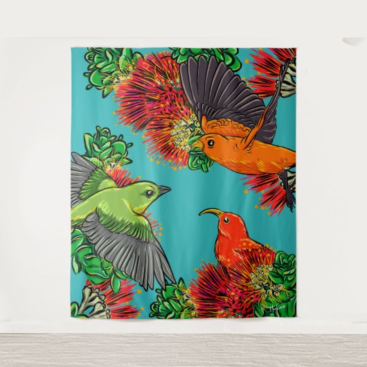 einheimischer Hawaii Wandteppich (Vorderseite)