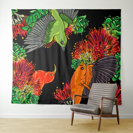 einheimischer Hawaii Wandteppich (Beispiel (Horizontal))