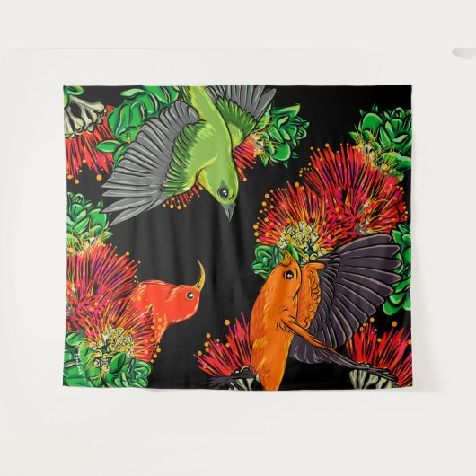 einheimischer Hawaii Wandteppich (Vorderseite (Horizontal))