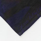Einheimischer " Hunkpapa-Häuptling " Originalkunst Fleecedecke (Ecke)