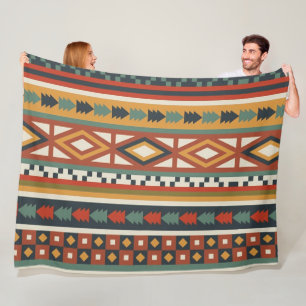 Einheimischer Krieger 60x80 Fleece-Decke Fleecedecke